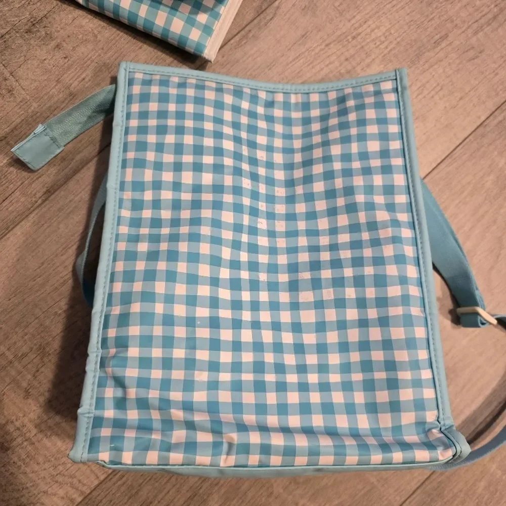 Disney Dolly Winnie The Pooh Plaid Diaper Bag Vtg Y2K 90s with Changing Pad